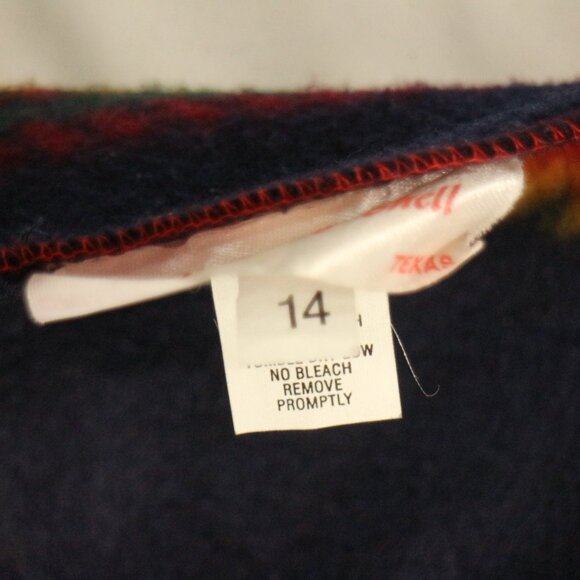 Vtg FASHIONS BY SHELL Dallas Plaid Patchwork Vest - Picture 11 of 13